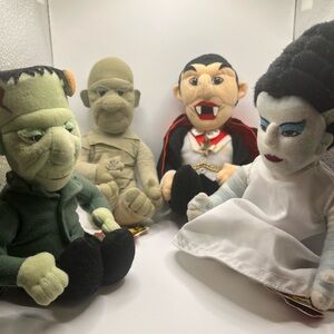 1999- Universal Studios 
CVS Stuffins Classic Monsters Collection Set Of Four